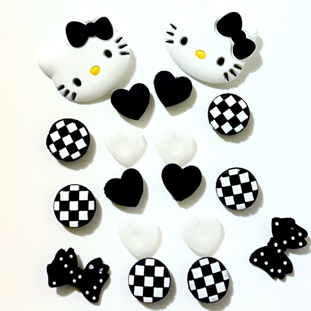 18 Hello Kitty Croc Charms Jibbit Shoe Charm Disney Croc Charms